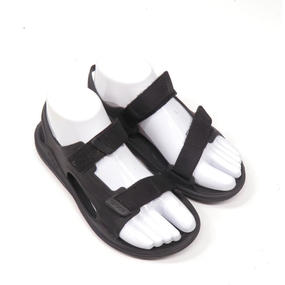 Crocs Swiftwater Expedition Outdoor Hiking Water Sandals BLACK Women 5